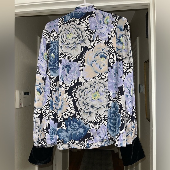 Coach Pleated Blouse With Kaffe Fassett Print - Picture 6 of 10